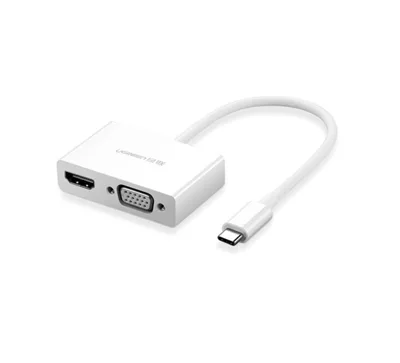 Cổng chuyển USB Type C to HDMI/VGA Ugreen 30843