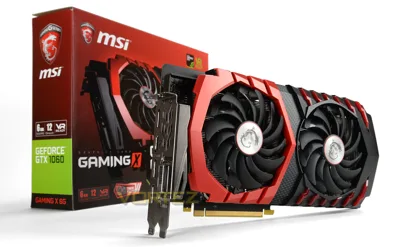 Vga Card MSI GTX 1060 GAMING X 6G