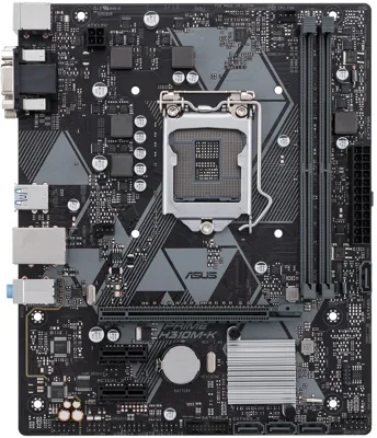 ASUS Prime H310M-K LGA1151 (300 Series) DDR4 VGA DVI mATX Motherboard