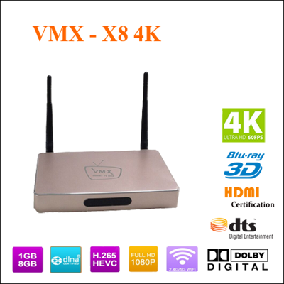 Tivi Box Androi VMX X8-4K