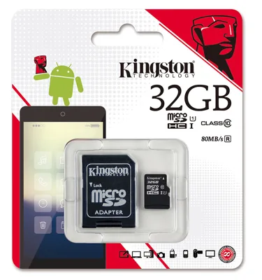 Thẻ nhớ MicroSD Kingston 32GB Class 10