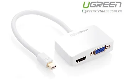 Cáp Mini Displayport to HDMI + VGA Ugreen UG-10427 chính hãng