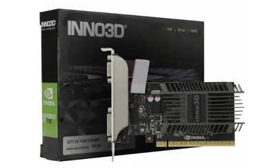 Card VGA INNO3D Geforce GT710 1GB DDR3 64 Bit, HDMI+VGA+DVI