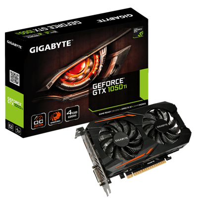 VGA GIGABYTE GeForce GTX 1050Ti 4GB GDDR5 OC (GV-N105TOC-4GD)