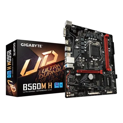Mainboard Gigabyte B560M-H V2, Intel B560 Chipset, SK1200, 2xDDR4, PCIe NVMe, Lan 1Gbe, VGA, HDMI