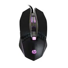 Mouse gaming HP M270  - Màu đen; USB; 2400dpi; 6 nút, hiệu ứng chiếu sáng 4 màu-7ZZ87AA