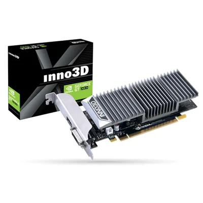 Card VGA INNO3D N1030-1SDV-E5BL, Geforce GT1030 2GB DDR5 64 Bit, HDMI, DVI,