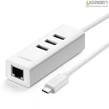 Cable chuyển USB Type C to Lan+ USB Ugreen 20792