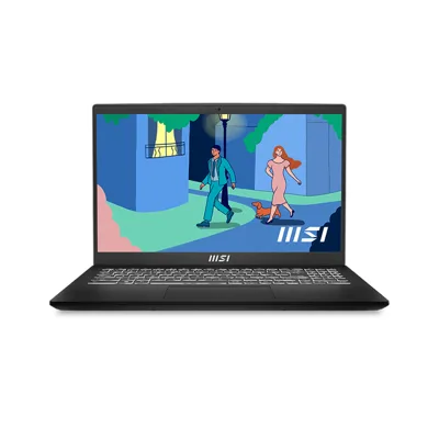 Notebook MSI 15 B12MO -Black- 15.6 FHD IPS; Intel Core i5-1235U; 16GB 3200MHz; 512GB SSD;  WiFi 6 + BT5.2; Alu A; Win11H