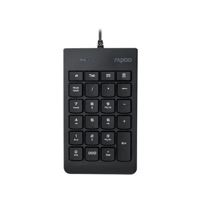 Bàn phím số Rapoo K10- USB; Màu đen