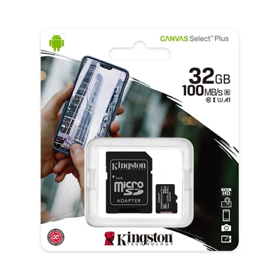 Thẻ nhớ SD 32GB Kingston SDHC UHS-I - Class 10 80Mbps