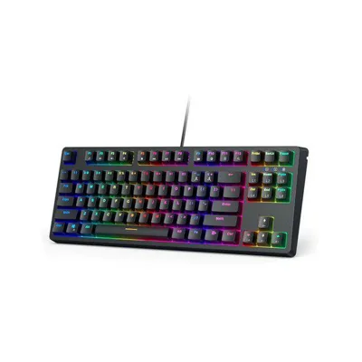 Bàn phím Cơ Aukey KM-G14, LED RGB, Switch Blue, 87 Phím
