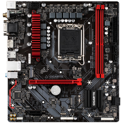 Mainboard bảng mạch chủ Gigabyte B660M-GAMING-DDR4 : Intel B660 SK1700/2xDDR4/1*PCI-e x 16+1*PCI-e/M.2 PCIe/LAN1000/D-sub, HDMI, D