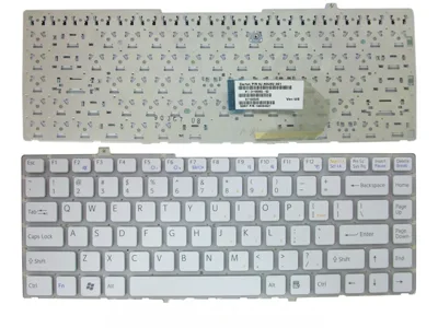 Keyboard Sony FZ trắng