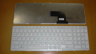 Keyboard Sony SVE15 trắng không bẹ