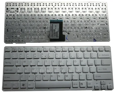 Keyboard Sony CA Trắng Ko Bẹ