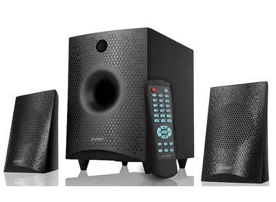 Loa Fenda F201X 15W Bluetooth 5.0; Satellite 2.5-inch 2*3W; Subwoofer 4-inch 9W 30-130Hz; Remote; FM+ USB; AV;