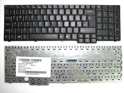 Keyboard Acer Aspire 5235 5335 5535 5735 5737 7000 7100 7110 7220 7320 7520 7700 7720 8530 8730 8730ZG 9300 9400 9410 9920. TravelMate 5100 5110 5600 5610 5620. Extensa 5235 5635 7220 7620. eMachine E528 E529 Màu Đen