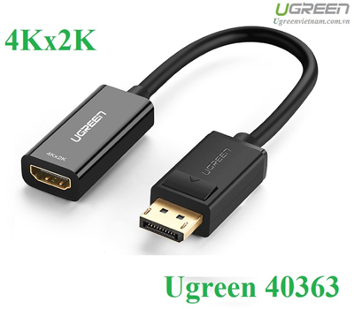 Cable chuyển Displayport to HDMI  Ugreen 20411/40363 hãng