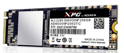SSD M2 PCIe Adata 256GB NVme ASX6000LNP