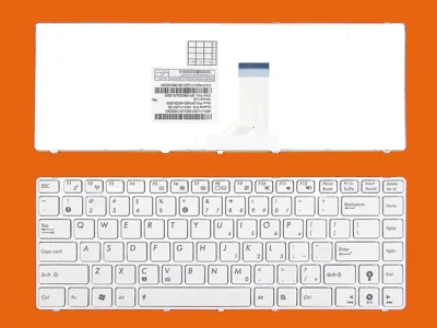 Keyboard Asus A42J  A40 K42 6 ốc có bẹ trắng