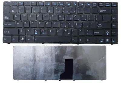 Keyboard Asus A42J A40 K42 6 ốc có bẹ đen