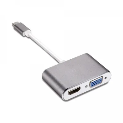 Cable chuyển đổi Usb-C to HDMI + VGA
