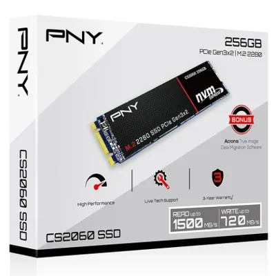 SSD M2 PCIe PNY 256GB NVme