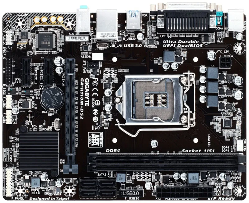 Mainboard PC Giga H110 tray ko VAT