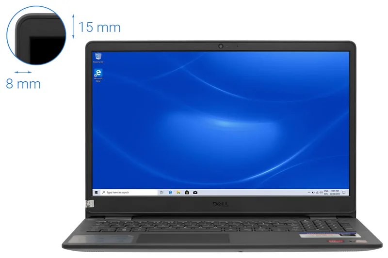 Laptop Dell Inspiron 3505  R3-3250U, 4GD4, 256SSD, 15.6FHD, BT,  3C42WHr, W10SL, PreSup NK