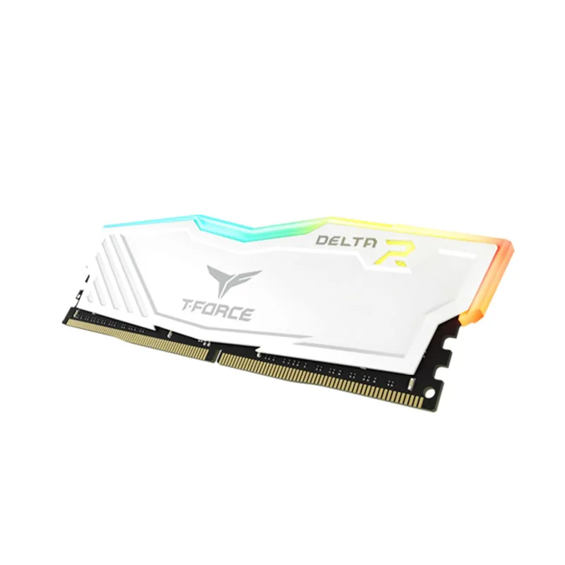 DDRAM PC 16GB/3200 TEAMGROUP DELTA DDR4 – Tản nhiệt Màu Trắng