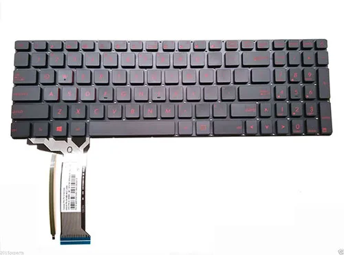 Keyboard Notebook Asus GL552 đen