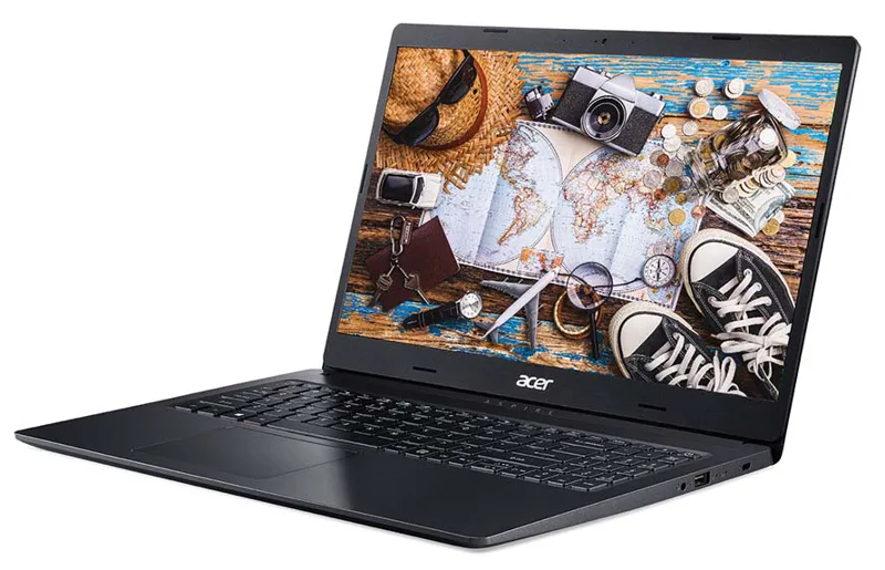 Laptop  Acer A315-56-58EG - Intel core i5-1035G1/4GB+1Slot/256GB SSD/15.6" FHD/BT4/Win11SL/Black