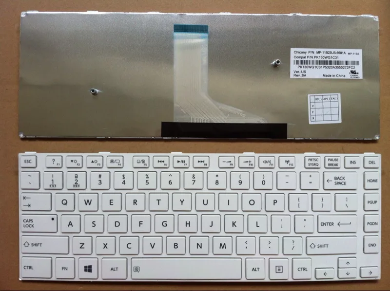 Keyboard Toshiba Satellite L40/L41 TRẮNG