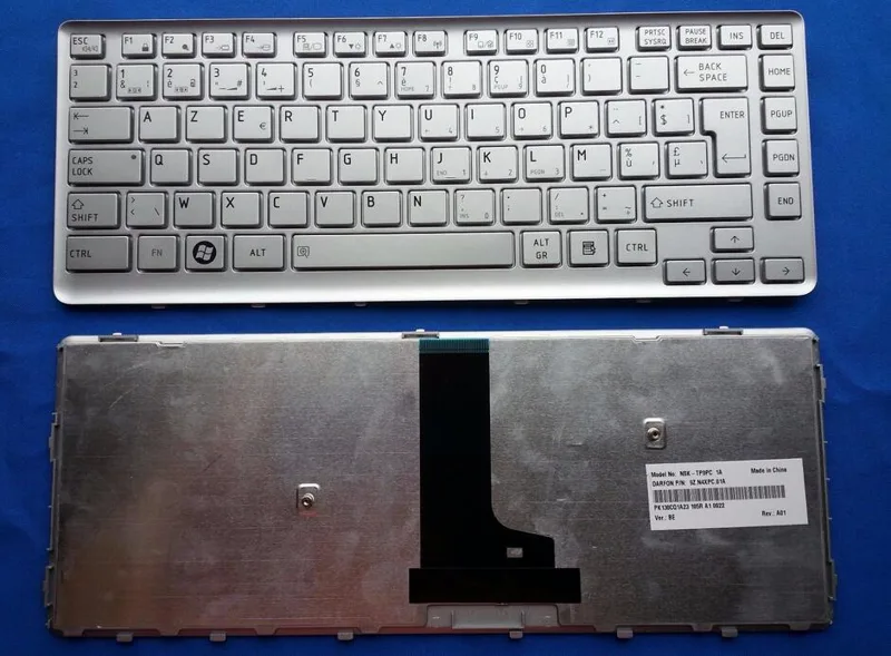 Keyboard Toshiba T230 bạc