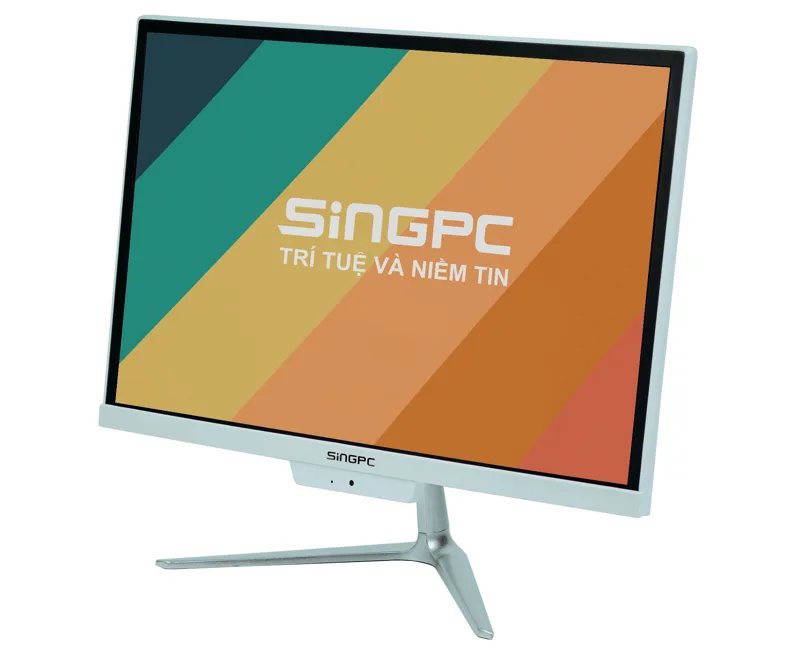 Bộ máy tính AIO SingPC M19K380-W  Intel Core i3-380M/8GB+1Slot/128GB SSD/19