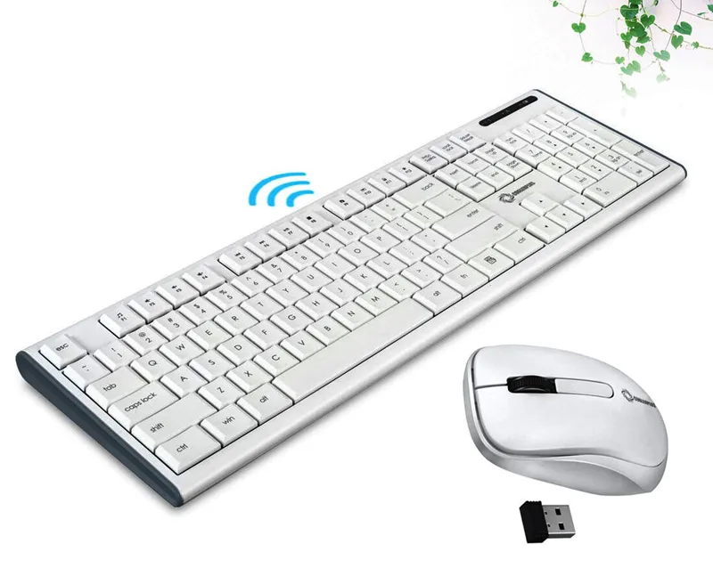 Keyboard + Mouse  (Wireless)  Coolerplus CP-KM150 màu trắng