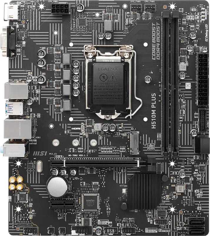 Mainboard MSI H510M-Plus V3 ( có M2+ HDMI)