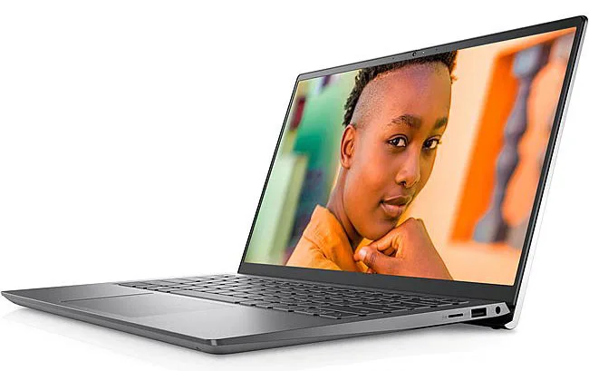 Laptop Dell Inspiron 14 5415, R5 5500U, 8GB, 256GB SSD, AMD Radeon Graphics, 14" FHD, 4C 54Wh, ax+BT, FP, Office HS 19, McAfee MDS, Win 10 Home, Bạc (Silver) kim loại