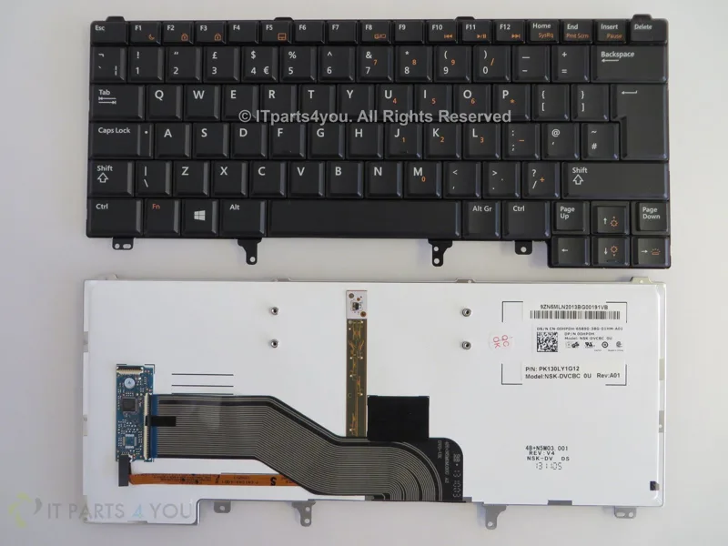Keyboard Dell Latitude E6220 E6230 E6320 E6330 E6420 E6430 E5420 E5430 (có LED)