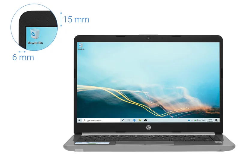 Laptop HP 240 G8  Core™ i3-1005G1 1.20 GHz 4GB 256SSD 14" FHD (1920x1080) , Xám NK chưa VAT,