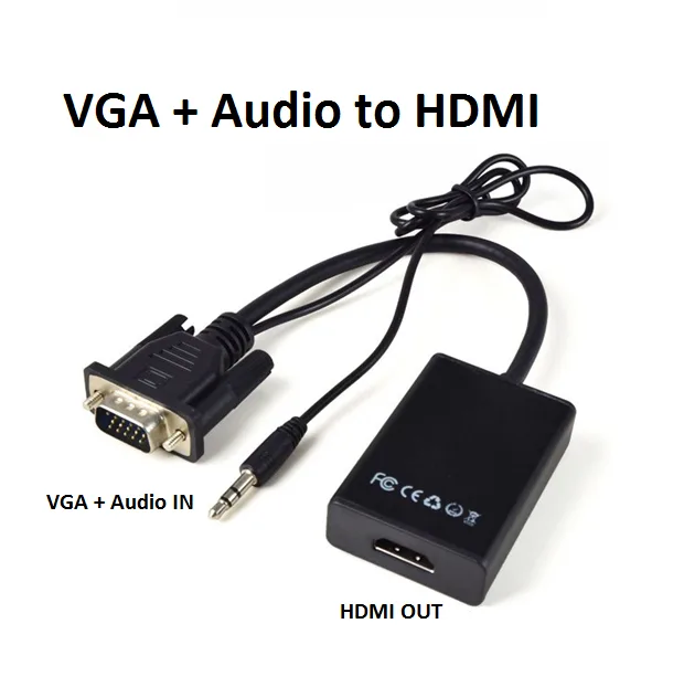 Cable chuyển đổi  VGA to HDMI