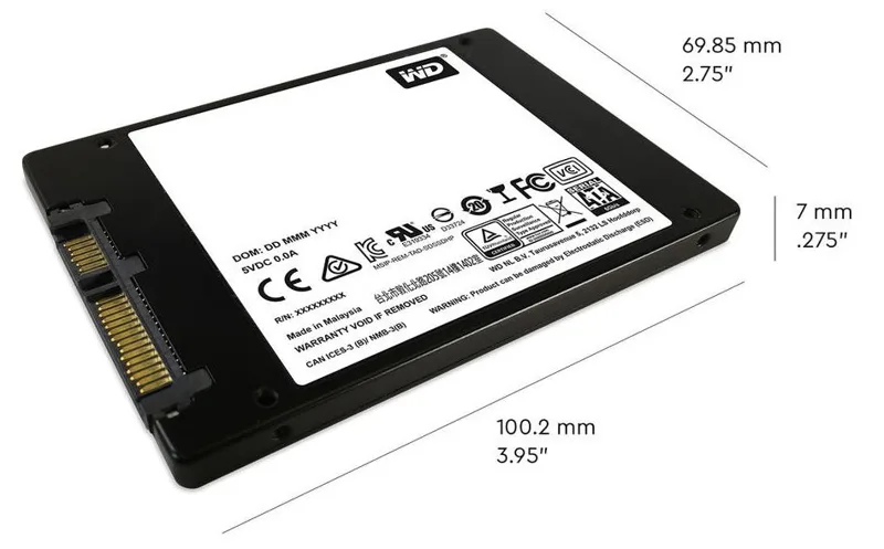 SSD 500Gb Western