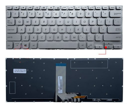 Keyboard  Asus  A412D bạc