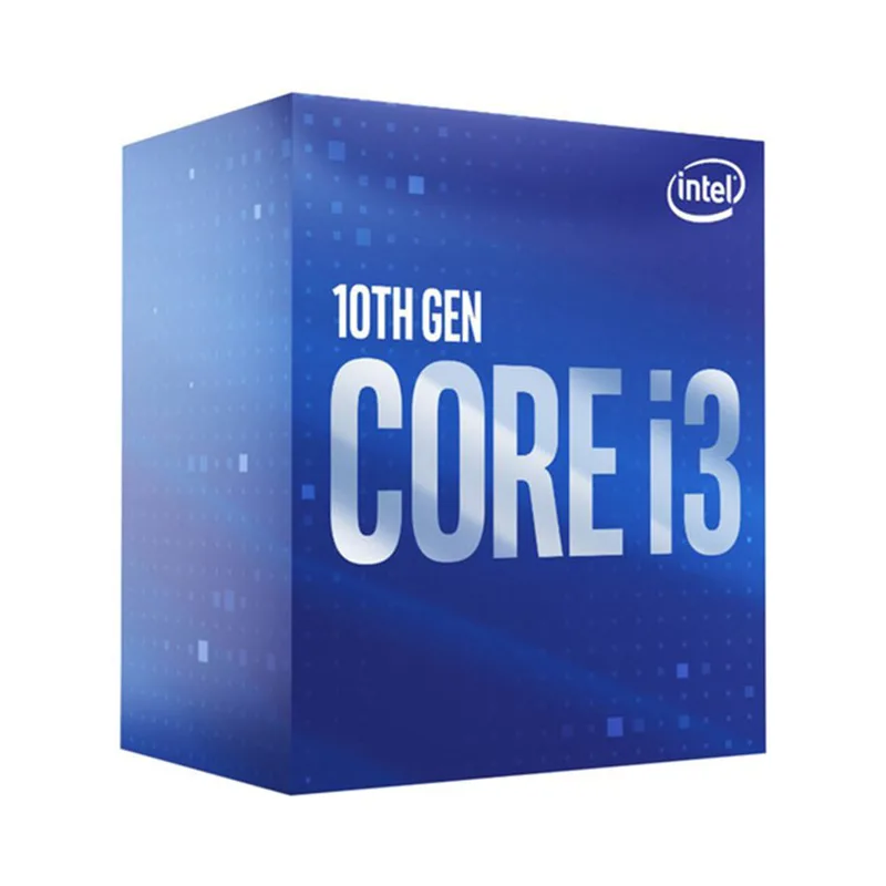 CPU Intel Core i3-10100 Comet Lake - 4x3.6 max 4.3GHz; DDR4-2666; Cache 6MB; 14nm; UHD630 350Mhz; TDP 65W