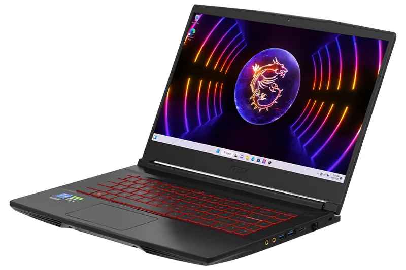 Laptop MSI GF63 12UCX 841VN BLACK Core i5-12450H; 8GB; 512GB SSD; RTX 2050/4GB; 15.6" FHD 144Hz; Win11; Black