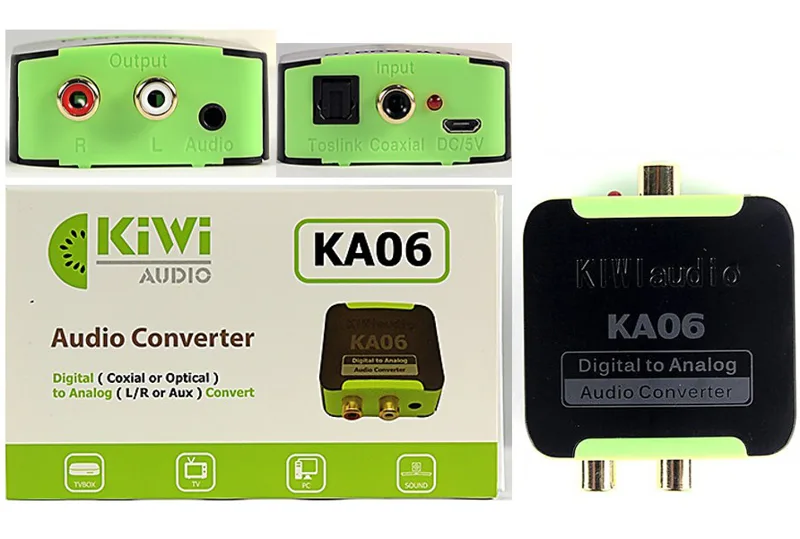 Bộ chuyển Quang to AV , có cổng 3.5 Kiwi KA06