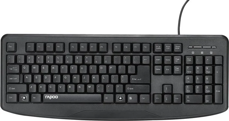 Keyboard PC Rapo NK2500 /NK1800 cổng USB