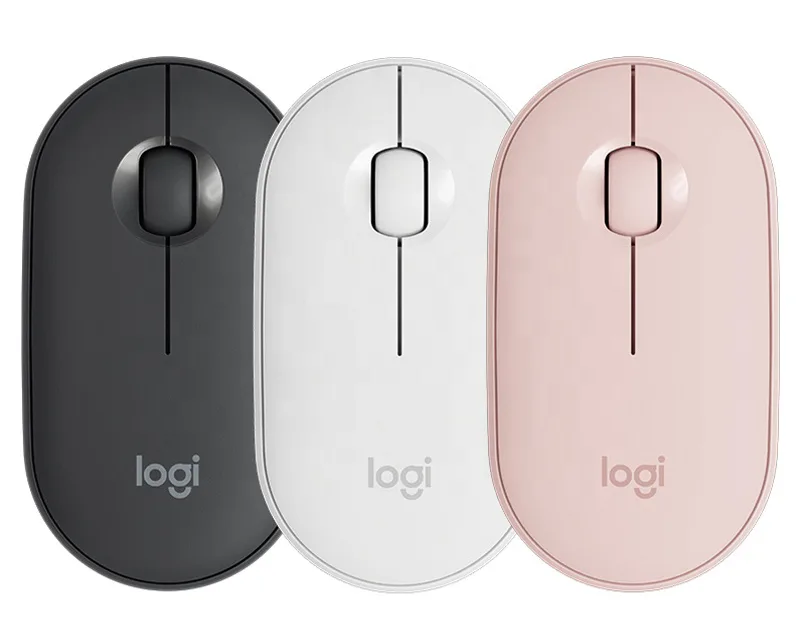 Mouse  Logitech PEBBLE M350 - Bluetooth & Wireless 2.4GHz,