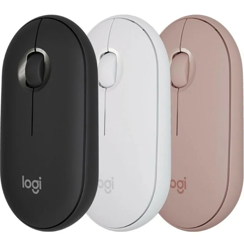 Mouse  Logitech PEBBLE M350 - Bluetooth & Wireless 2.4GHz,